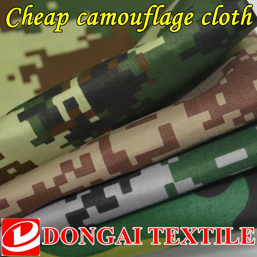 

100cm*150cm cheap polyester peach skin printing fabric for military camo camouflage cloth
