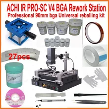 ACHI IR PRO SC V4 паяльная станция Ремонт материнской платы машина+ Professional 90 мм bga-комплект полный набор 21 подарки