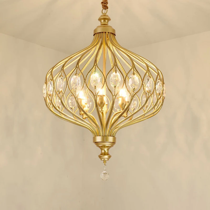 

Modern Crystal Chandelier Lighting For Kitchen Bedroom Art Deco E14 LED Chandeliers Ceiling Lustre Cristal Light Fixtures