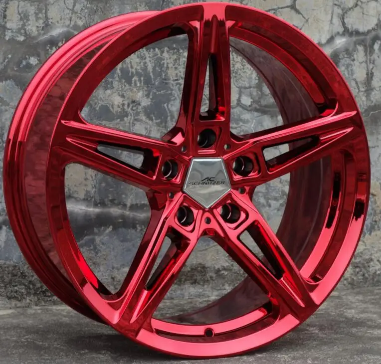 

Red Chrome 18 Inch 18x8.0 5x120 Car Alloy Wheel Rims Fit For BMW