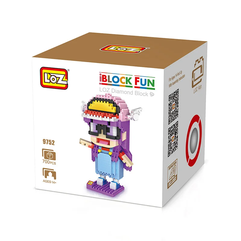 LOZ алмазные блоки кирпичная игрушка Dr.Slump Arale Himouto Умару Чан строительные