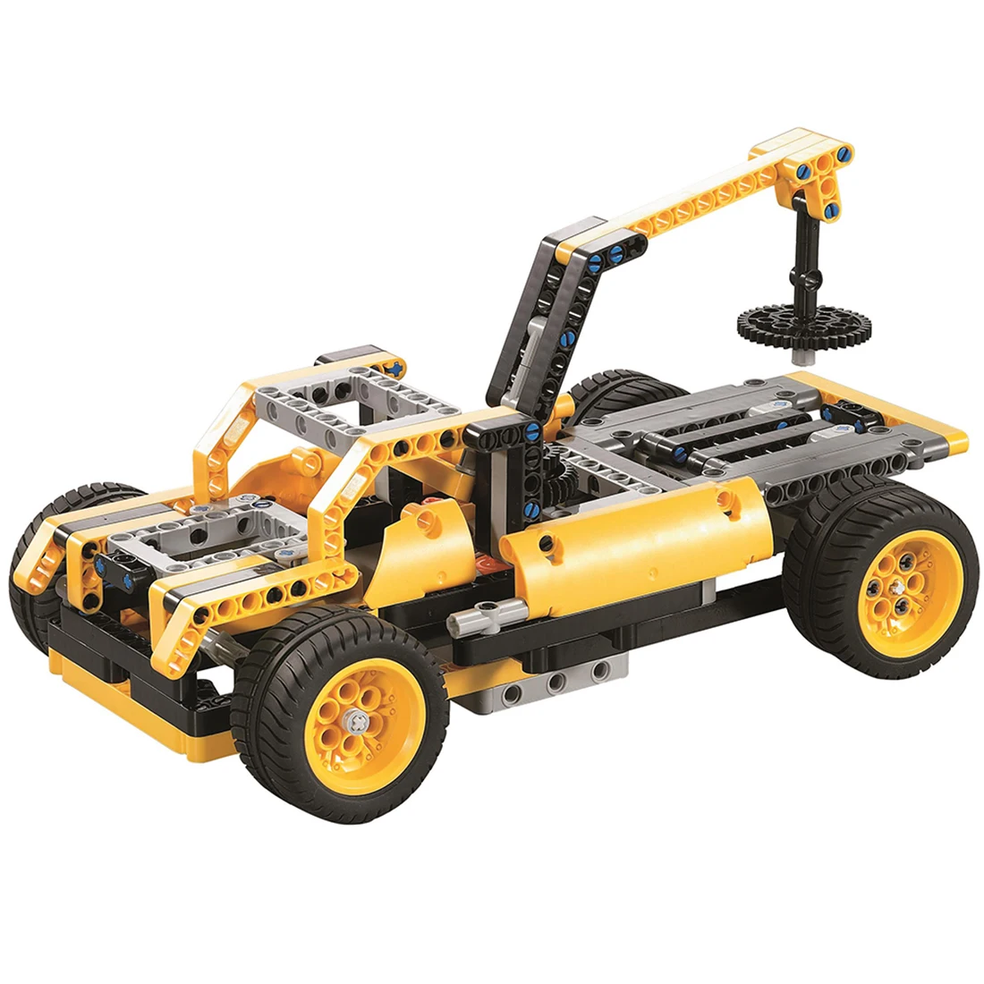 

Creative Building Block High Speed RC Car Off-road Vehicle Deformation Vehicle Educational Toy - Yellow Pythons Type