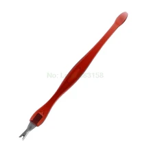 Практичные инструменты для дизайна ногтей, педикюр, триммер для удаления кутикулы, толкатель для удаления омертвевшей кожи, вилка, инструмент для маникюра