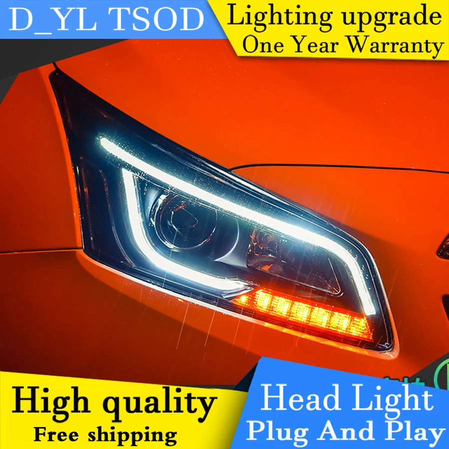 Car Styling Headlights For Chevrolet Cruze 2015 LED Headlight for Cruze Head Lamp LED Daytime