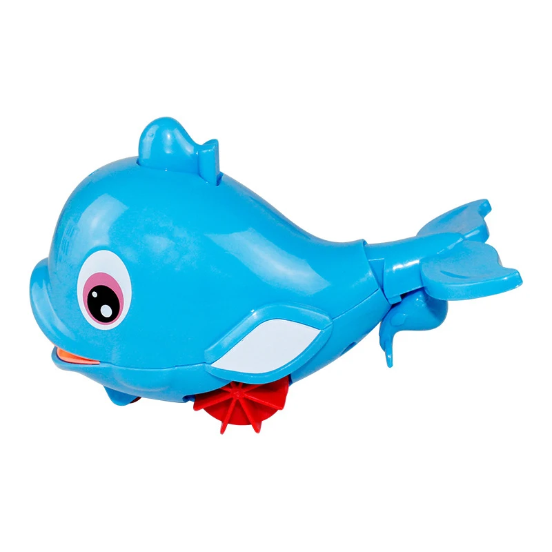 Baby Bath Toy Pull Wire Water Spray Dolphin Toys In The Bath