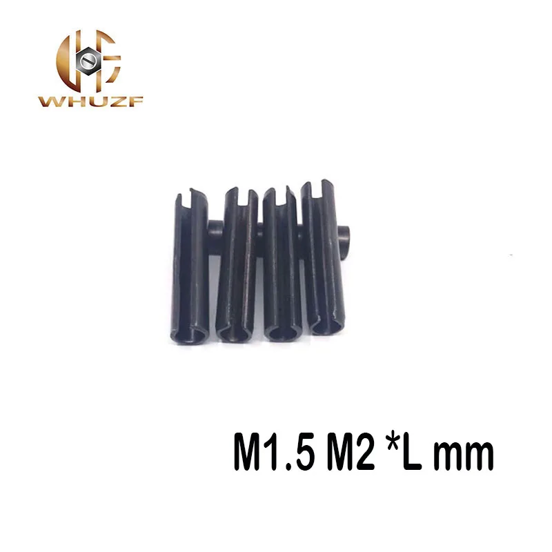 

M1.5 M2 *L mm 100pcs GB879 Steel Split Spring Dowel Tension Roll Pin Resilient Cylindrical Cotter Pins