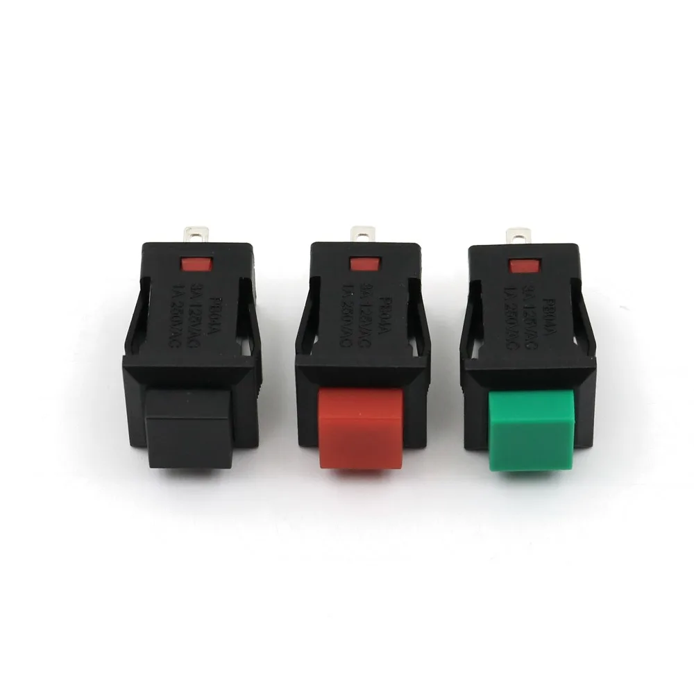 2Pcs Mini 2 pin Round Toggle Self-locking Power ON/OFF Push Button Switch、2018 2Pcs Mini 2 pin Round Toggle Self-locking Power ON/OFF Push Button Switch、2018