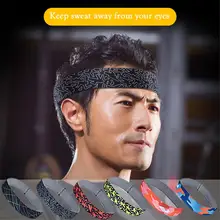 Новые спортивные резинки Sweatband Абсорбирующая лента для волос для йоги 1 шт. брендовая одежда для бега на открытом воздухе для фитнеса хлопковая повязка на голову против пота лента для волос