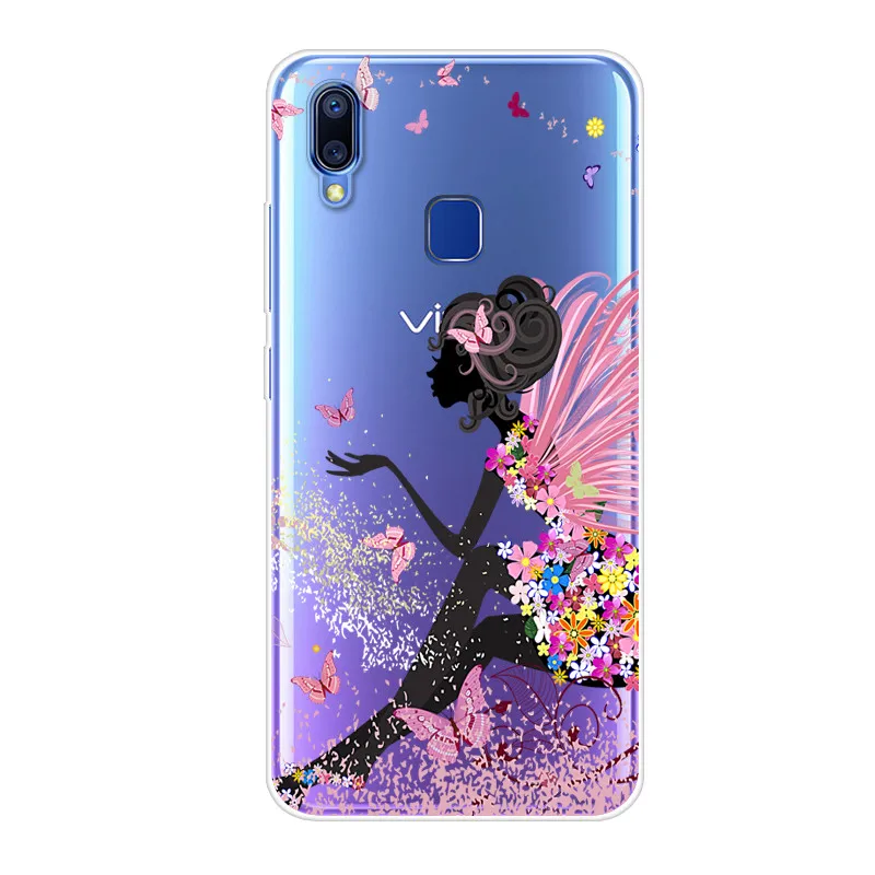 Мультяшный чехол Vivo Y93 lite Мягкая силиконовая задняя крышка для телефона Y 93 VivoY93