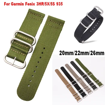 

Quick Release Band For Garmin Fenix Strap Nylon Watchband Wristband for Garmin Fenix 5X 5 5S Plus 3 3 HR Forerunner 935 Watch
