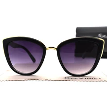Модные Cateye Солнцезащитные очки женские винтажные градиентные очки ретро солнцезащитные очки «кошачий глаз» женские очки UV400