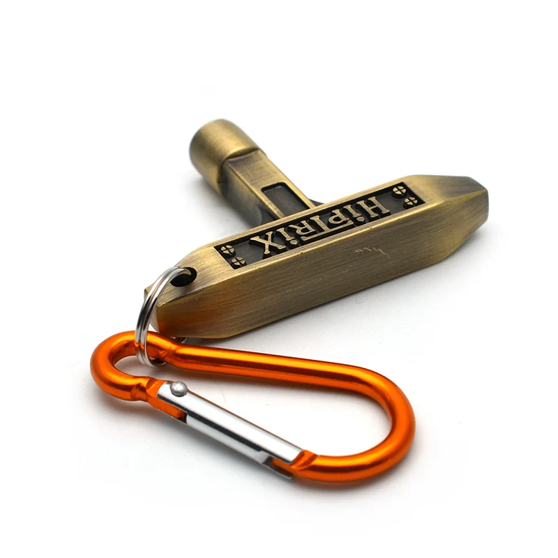 Drum Skin 5MM Tuning Key Carabiner Black/Gold/Chrome/Bronze