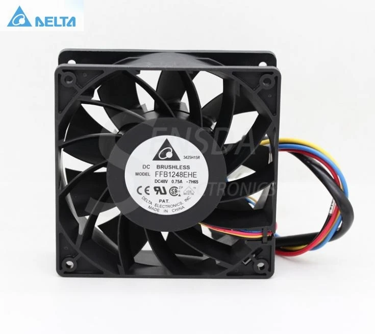 Для delta FFB1248EHE 12 см 120 мм 12038 постоянный ток 48 в 0 75 А 4 контактный pwm сервер
