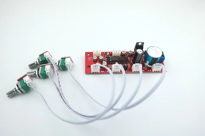 

LM1036 tone board With treble bass volume adjustment pre-amplifier Tone Board