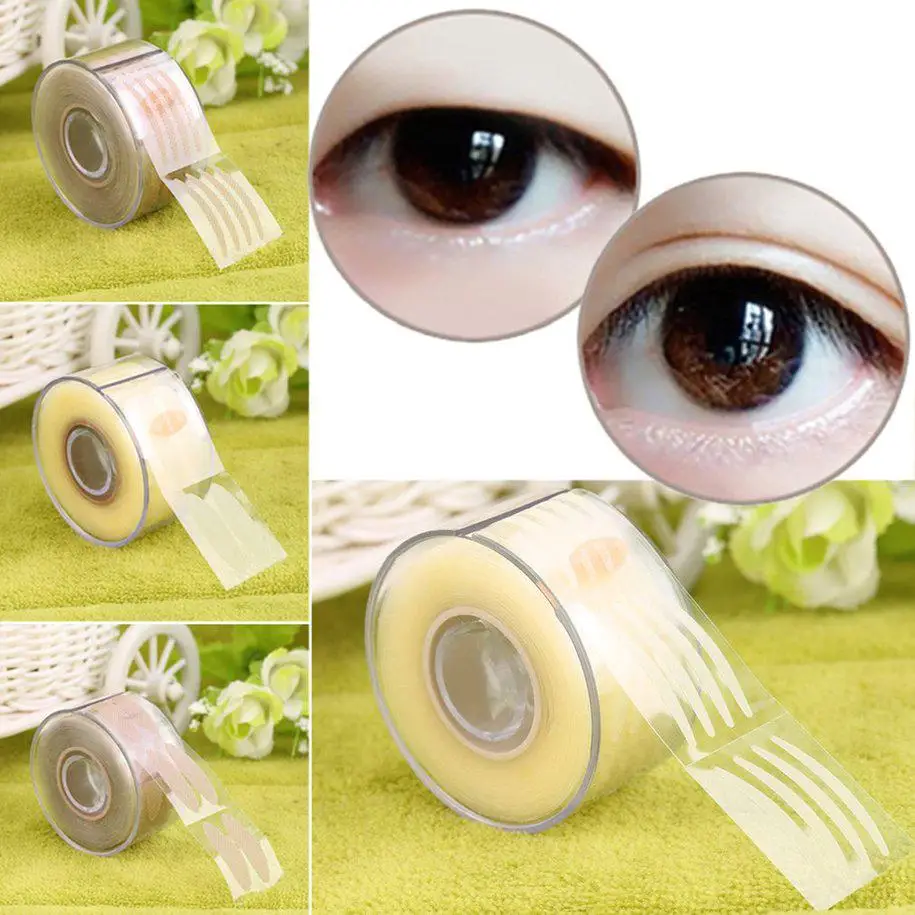 

New Arrival Double eyelid stickers set 500 pairs adhesive invisible wide/narrow double eyelid sticker tape makeup