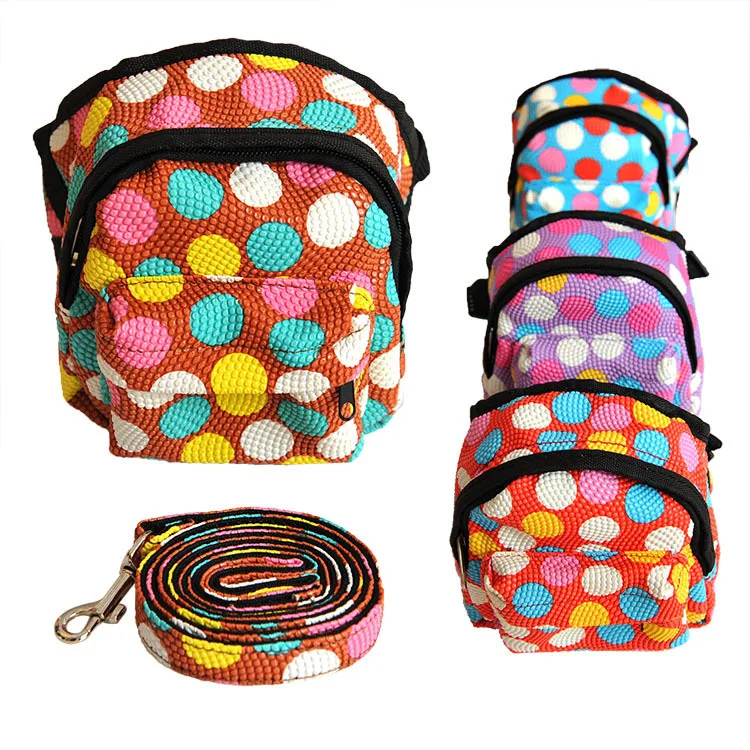 High Quality 4 Colors Dog Backpack Small Dogs Training Bags Outdoor