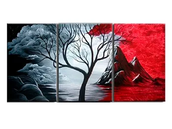 

3 Pieces/set Modern Abstract Painting The Cloud Tree HD Print Wall Decor Landscape Canvas Paintings For Home Decor
