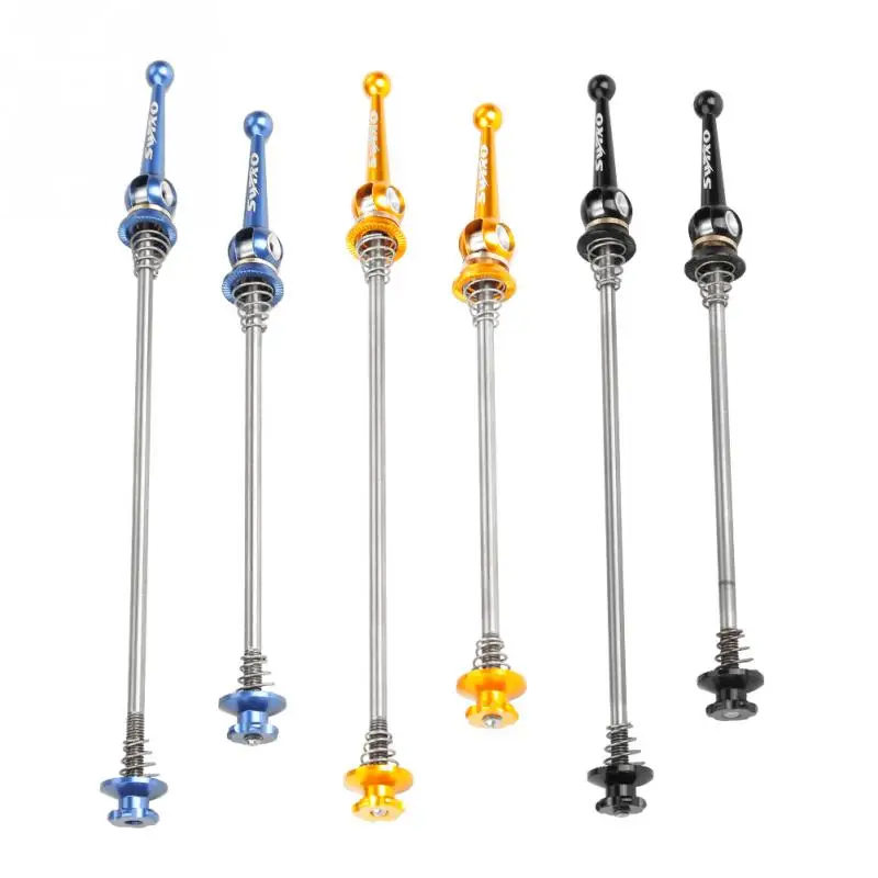 

Super Light Bike Shaft Lever Axle Skewer 130&170mm Bicycle Quick Release QR Skewers Anti Theft Skewers Wheels Locking Security
