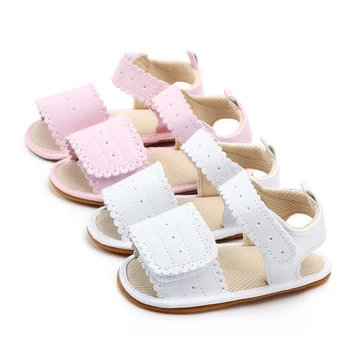 

Pudcoco Newborn Baby Girl Summer shoes Anti-slip Prewalker Kid Soft Sole Crib Shoes