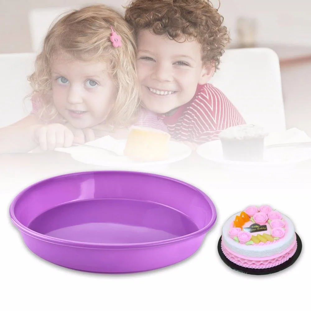 Round Silicone Baking Mat Soft Bake Pan Toast Pastry Cookie Sushi