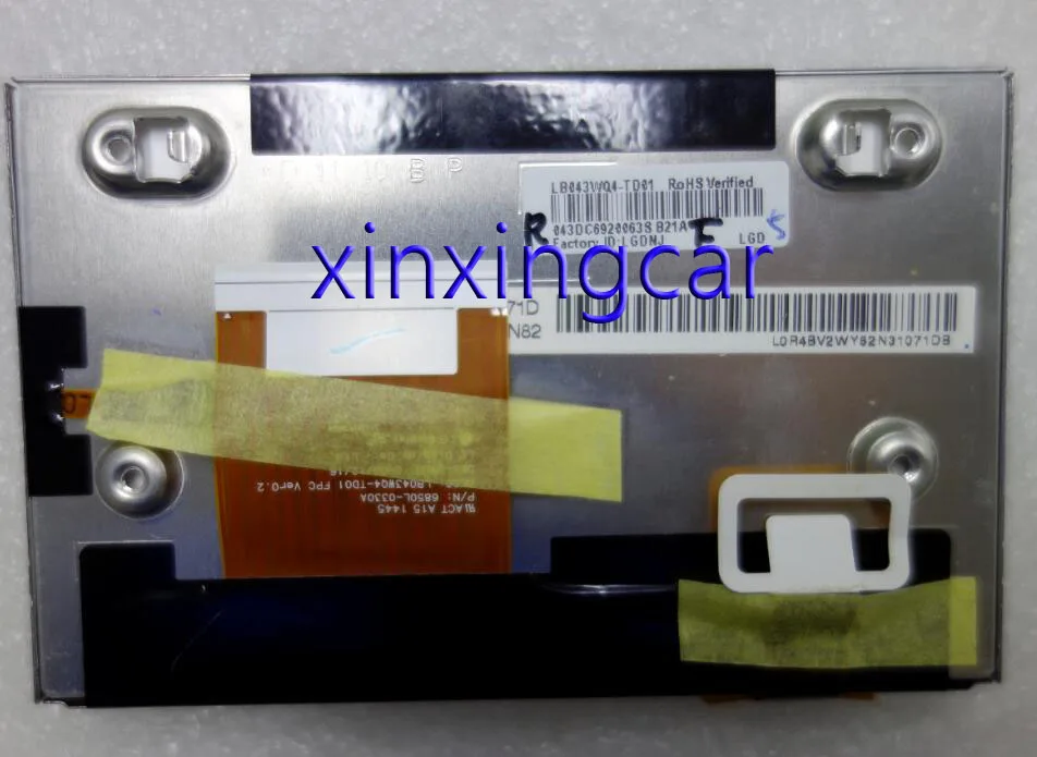 

LB043WQ4(TD)(01) LB043WQ4-TD01 Original 4.3" inch 480*272 LED LCD Display Screen for Car GPS Navigation