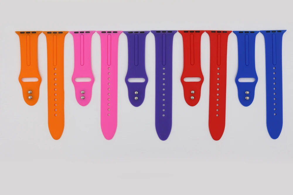 URVOI Sport band for apple watch series 1 2 Ultraman silicone strap for iWatch with pin and tuck closure single workout color20