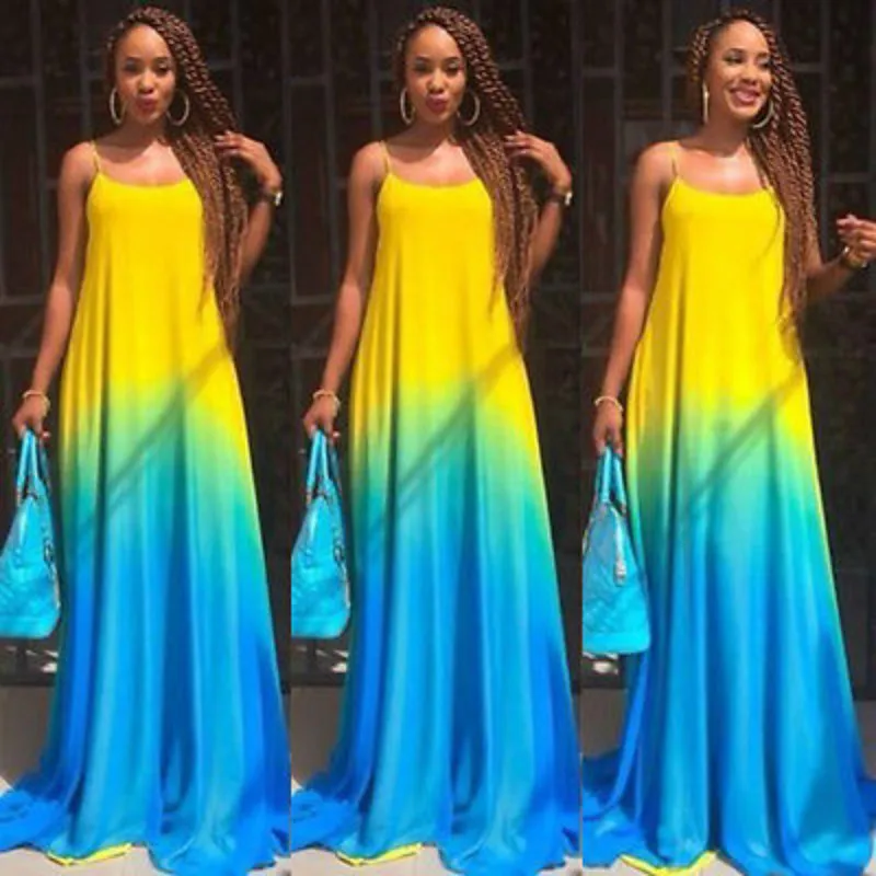 yellow plus size maxi dress