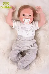 20''50cm Мягкие силиконовые возрождается кукла мальчик кукла реборн для детей подарок baby alive bonecas reborn де силиконовые inteiro дети игрушка