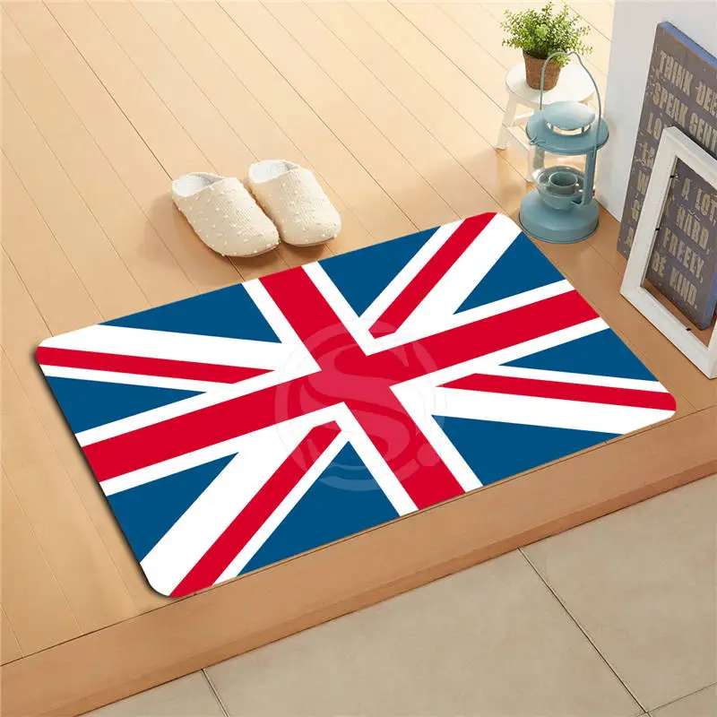 U&!55 Custom National flag Doormat Home Decor Door mat Floor Mat Bath