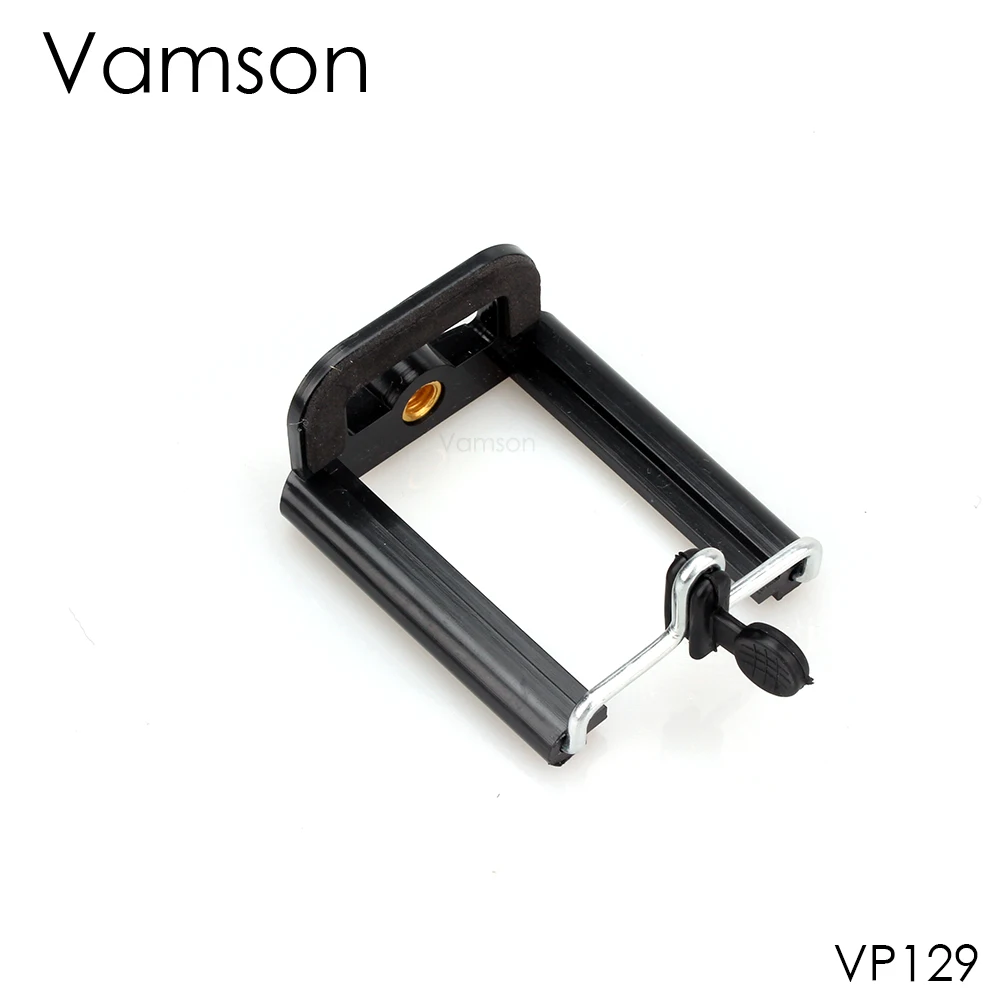 

Vamson universal mobile phone holder adapter for smart phone camera mobile tripod bracket clip accessories stand-alone VP129