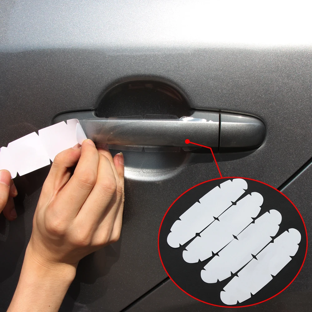 

4pcs/set Car Door Handle Protection Film For KIA RIO K2 K3 K5 CERATO SPORTAGE Nissan x-trail Qashqai Toyota Corolla Camry RAV4