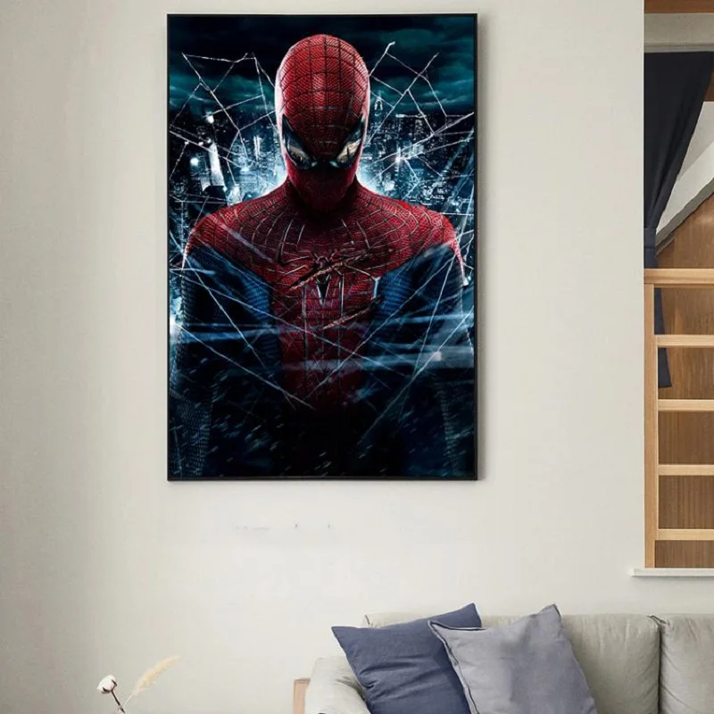 

5D full square Diamond Painting Spiderman Cross Stitch kit Diamond embroidery abstract Diy Diamond mosaic bead Y1538