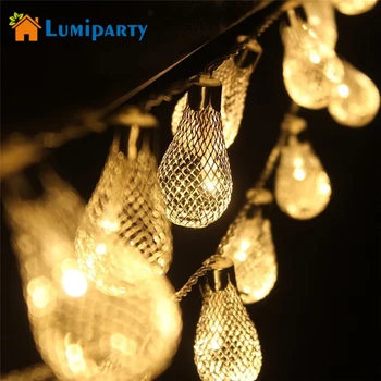

Lumiparty EU 5M LED Metal Drip String Lights with 28LED String Fairy Light Christmas Outdoor Lighting Party Holiday Decoration