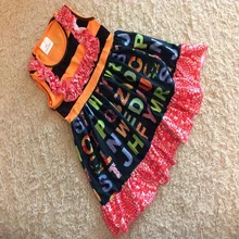 

Baby Girl Brand Summer Style With Cotton Comfortable Cloth Alphabet Print Made By Yiwu City Dress Apparel Toddler Infant Factory
