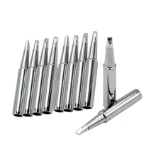 Высококачественный 10 шт./партия бессвинцовый Железный кончик паяльника 900M-T-2.4 для 936 909 852D паяльная станция бессвинцовый паяльник