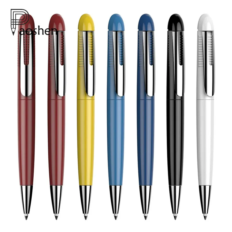 Wholesale 6 Colors Ballpoint Fashion High Quality Plastic Pens Roller Ball Supplies for Student Writing Gift School &amp Office Pen |