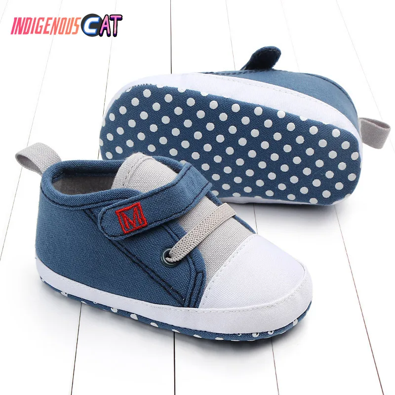 

Sell Well Newborn Shoes Infant Baby Cartoon Girls Boys Soft Prewalker Casual Flats Canvas Shoes First Walkers Shoes Crib Shoes