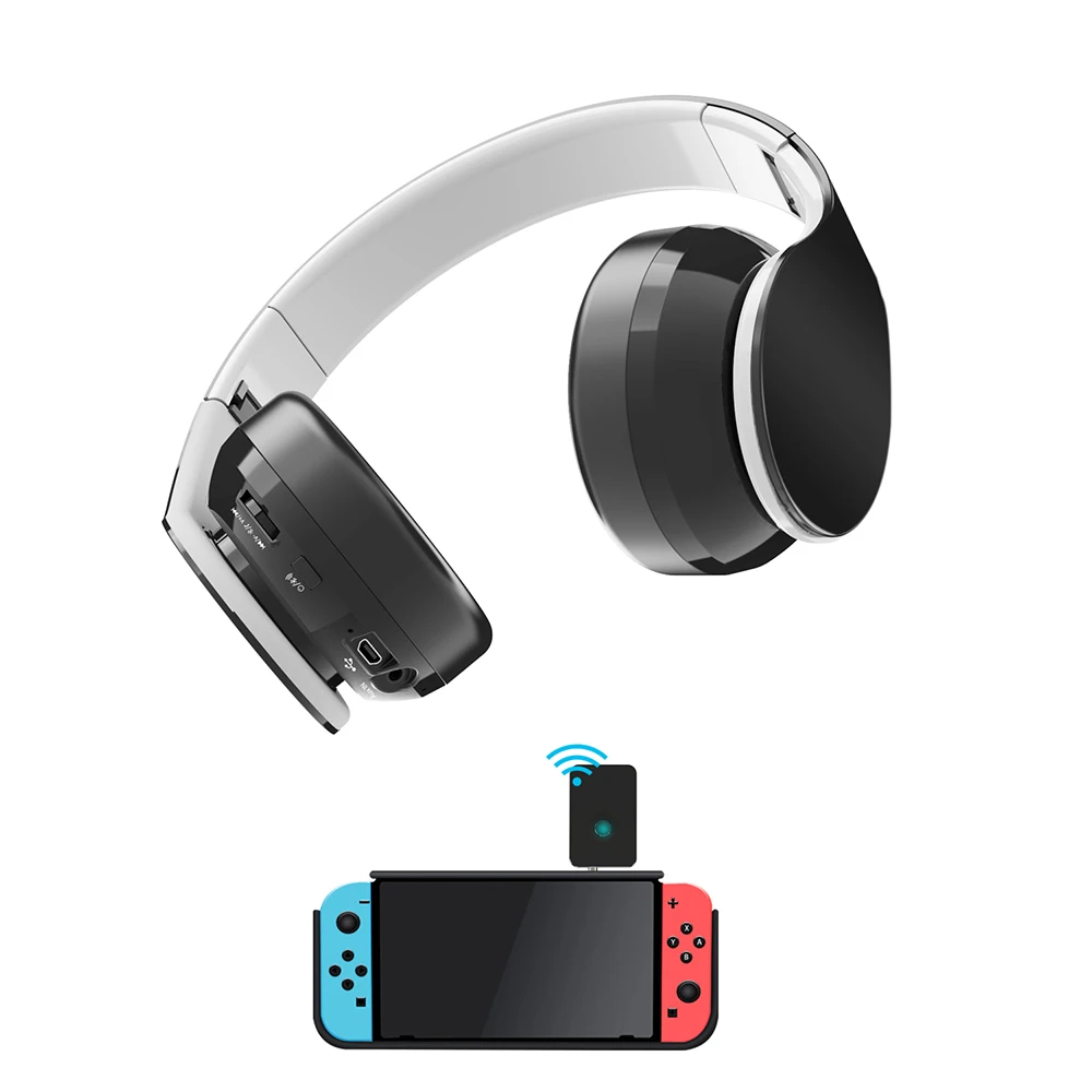 NS Bluetooth Игровые наушники с мини bluetooth-трансмиттер приемник для nintendo Switch превосходный звук беспроводная гарнитура геймера