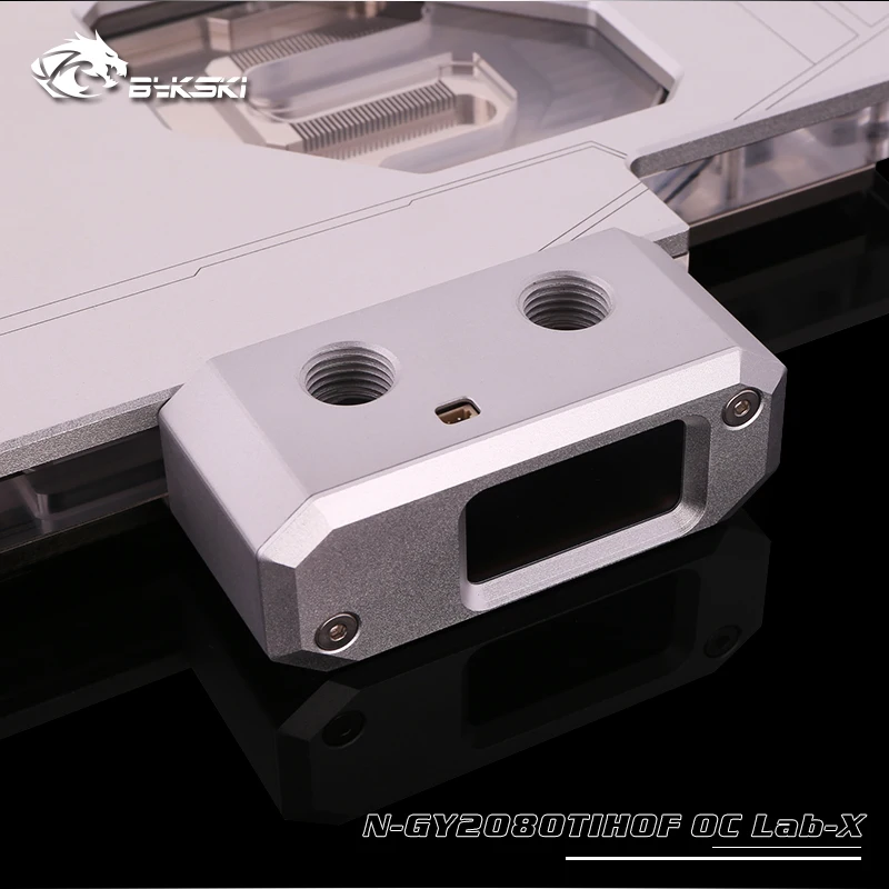 Bykski water Cooling block fit Galaxy RTX 2080TI HOF OC Lab,GPU Block with temperature display screen,N-GY2080TIHOFOCLab-X