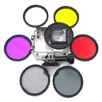 

SOOCOO S300/S200 SJCAM SJ6 Legend Diving UV/CPL/ND Filter Waterproof Case Lens Cap Protective Cover For Sj6 Camera Accessories