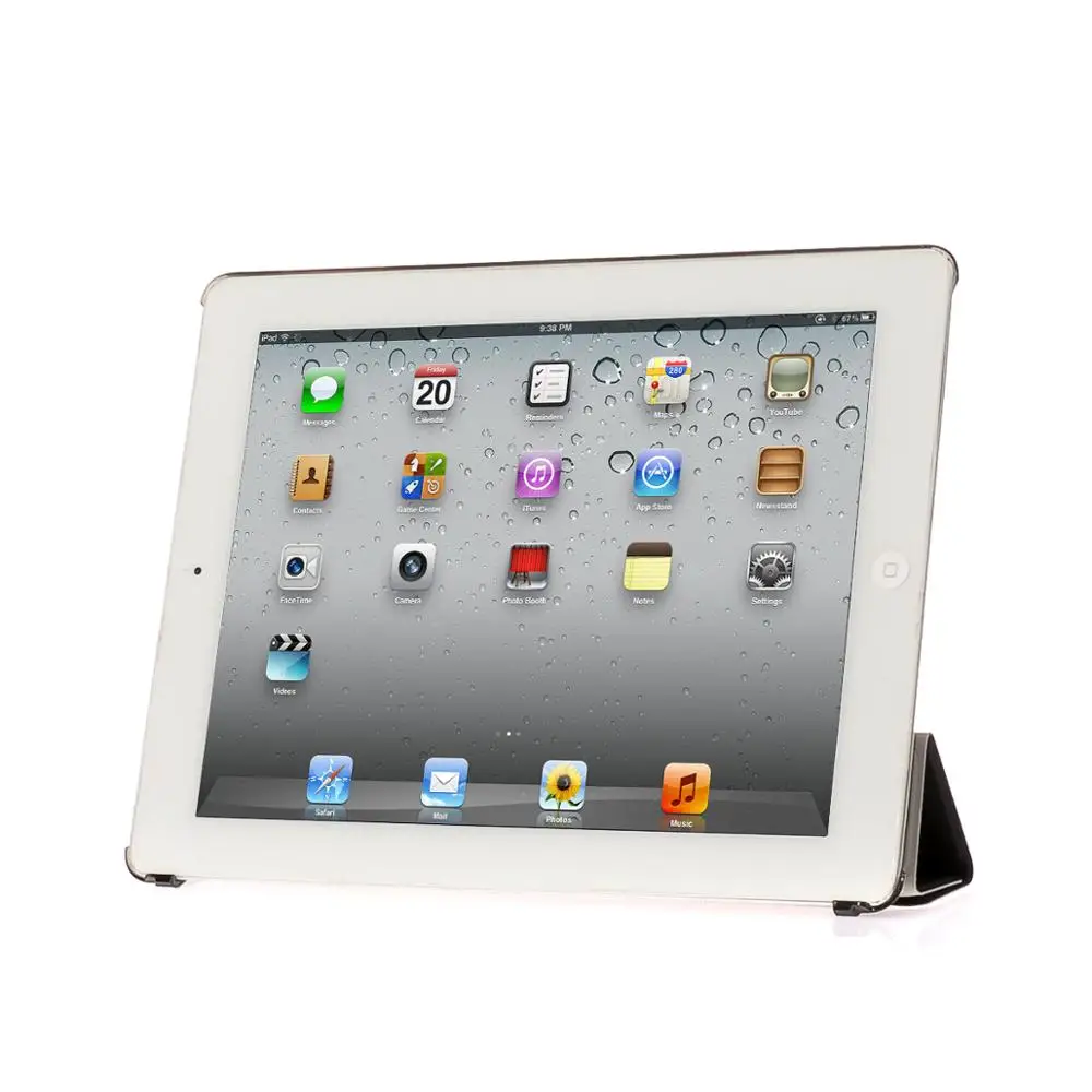 Чехол для iPad 2/3/4 PC из жесткой искусственной кожи смарт чехол с автоматическим