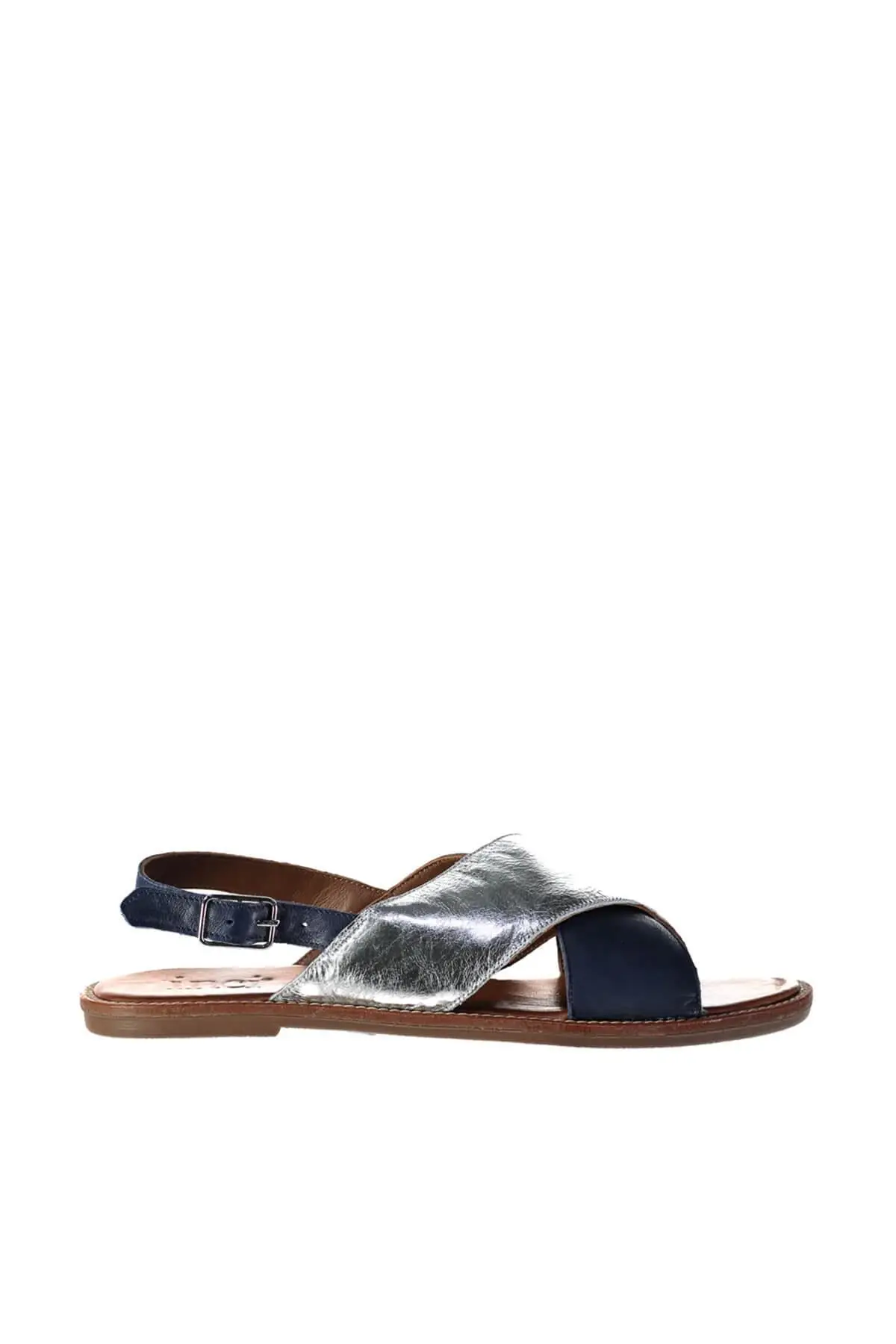 

Pearl Genuine Leather Navy Blue Women Sandals 120130005460