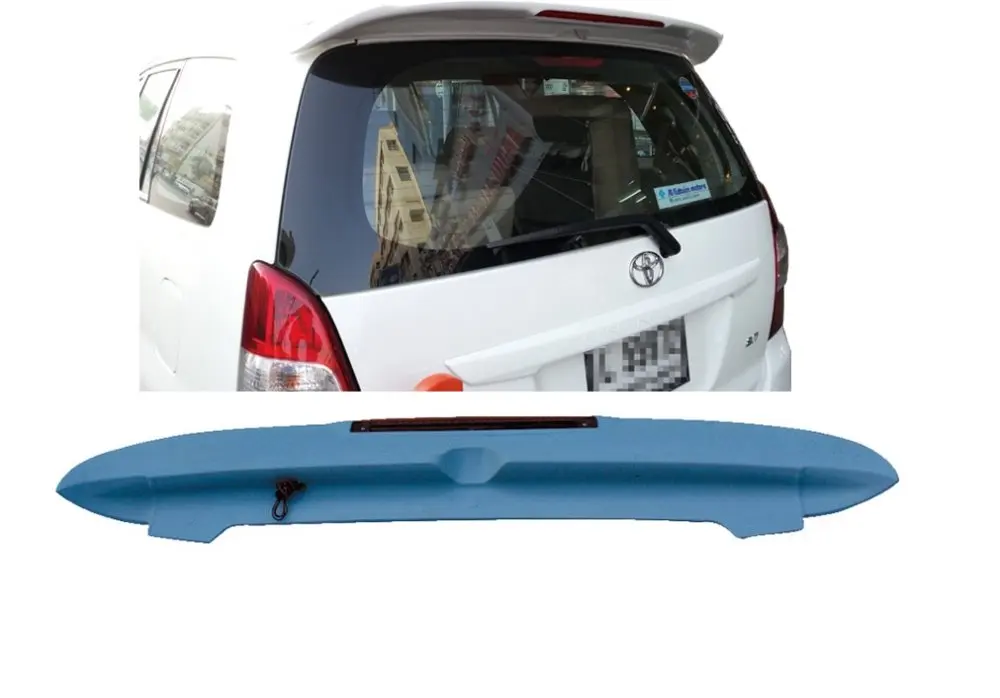 Osmrk ABS заднее крыло крыши козырек задний спойлер губа для toyota innova с неокрашенным