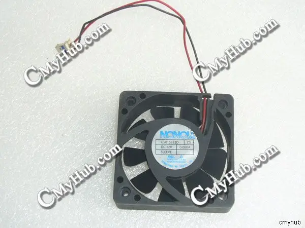 Подлинный для nonoisg5015s12d DC12V 0.080A 2pin 2 провода 5015 50X50X15MM охлаждающий вентилятор |