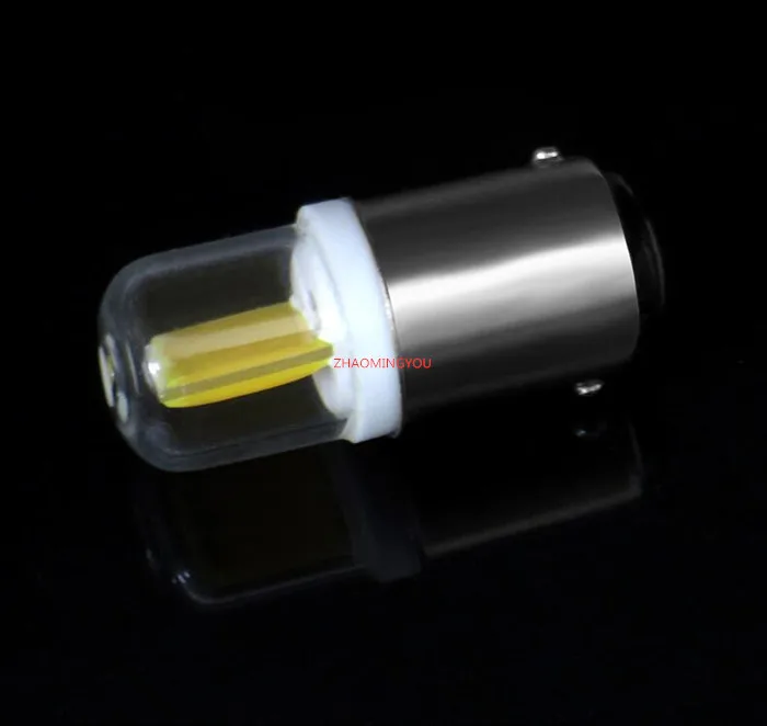 1PCS DIMMABLE BA15D G9 E11 E14 LED 전구 5W AC 12V 110V 220V COB 1511 샹들리에 재봉틀에 대 한 LED 램프