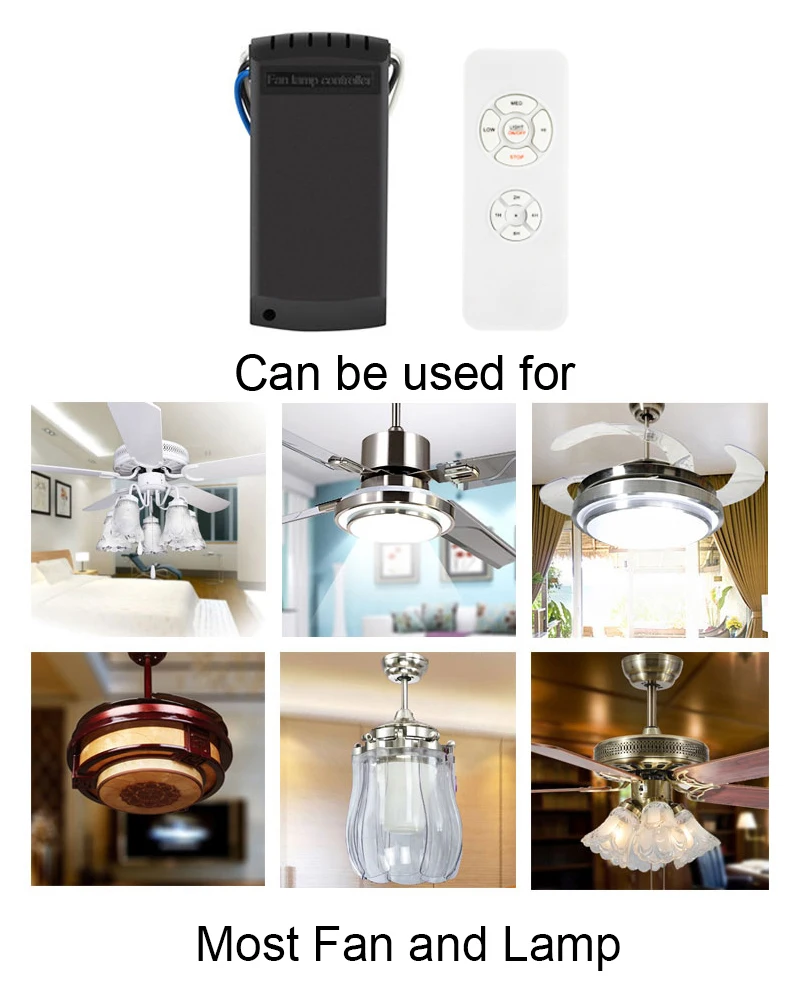 Fan and lamp E