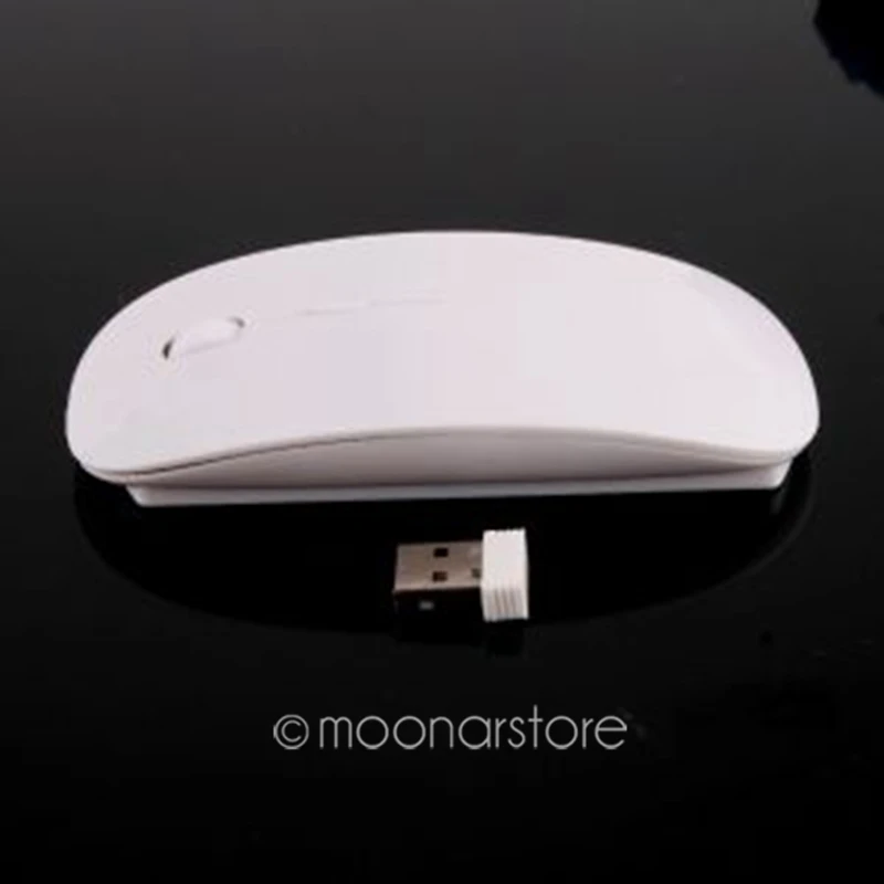 

Ultra Slim Perfect Touch USB Optical Wireless Mouse 2.4GHz Receiver Mouse and Mice for Apple Mac Book/Laptop