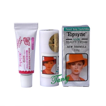 

100% original Topsyne Aloe Cream whitening cream for face fade out freckle 10g beauty cream 5g eyes cream