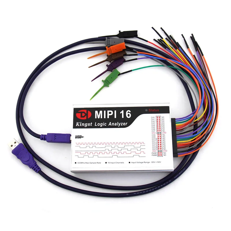 Kingst MIPI анализатор 16 каналов 500 м Частота дискретизации логический анализатор поддерживает MIPI DSI