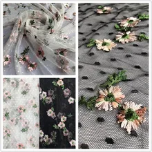 Сетчатая кружевная ткань, высокая плотность, симфония, горячая Алмазная сетчатая ткань с блестками для платья, бронзовая ткань